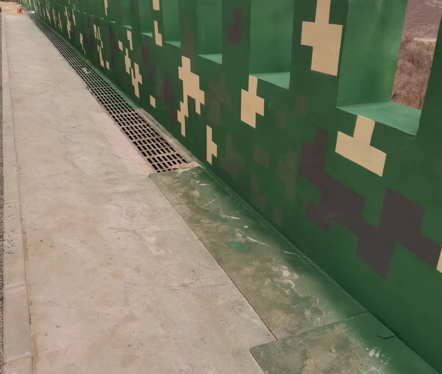 海东围墙迷彩喷涂,数迷彩漆